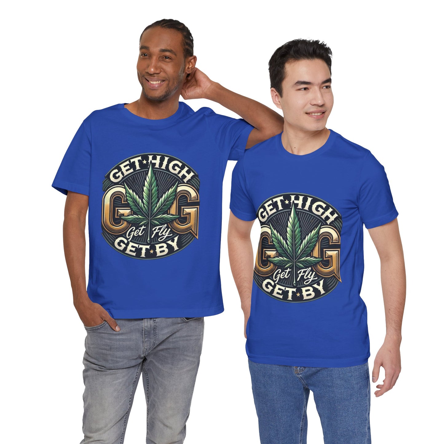 GGG Unisex Jersey Short Sleeve Tee With backside graphic
