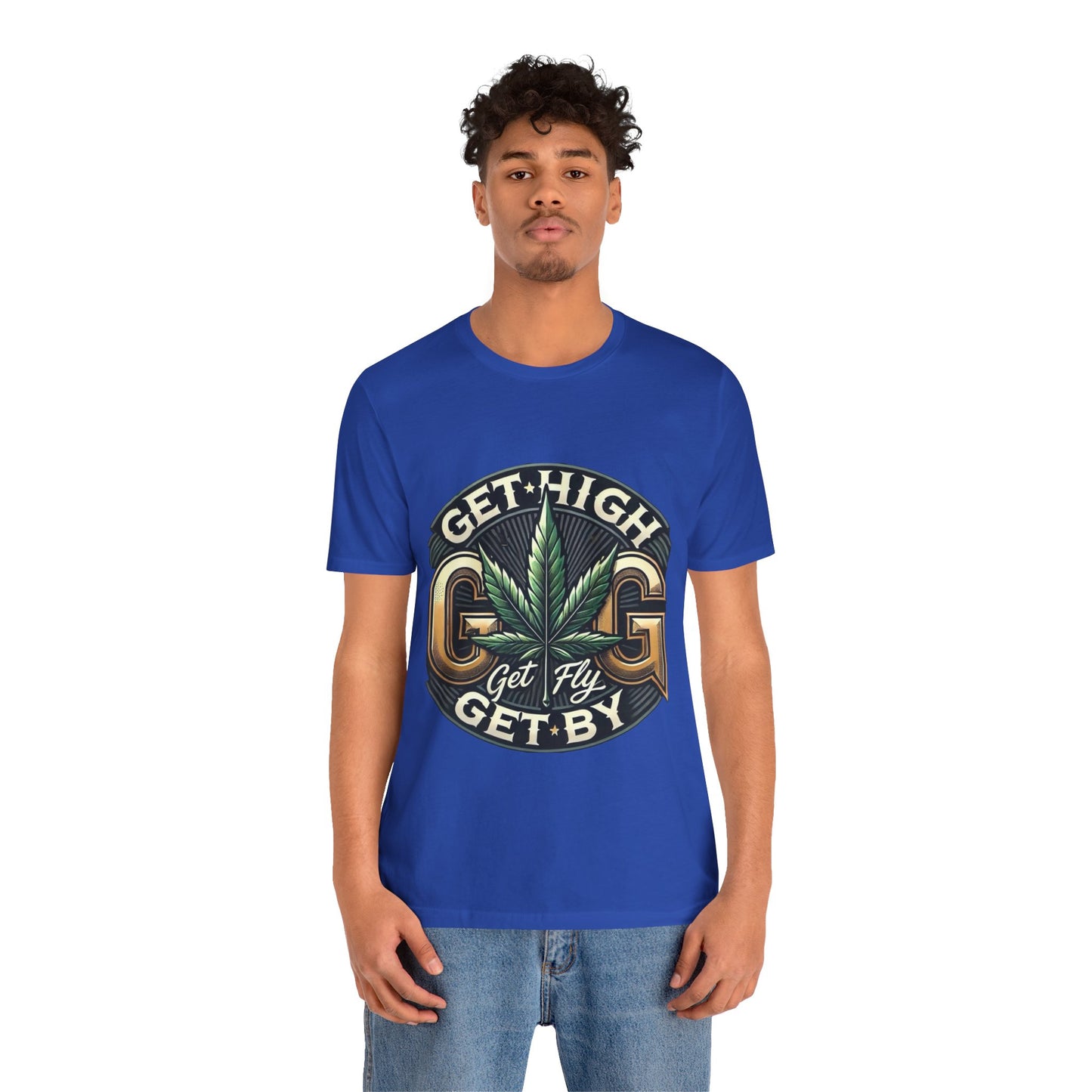 GGG Unisex Jersey Short Sleeve Tee With backside graphic
