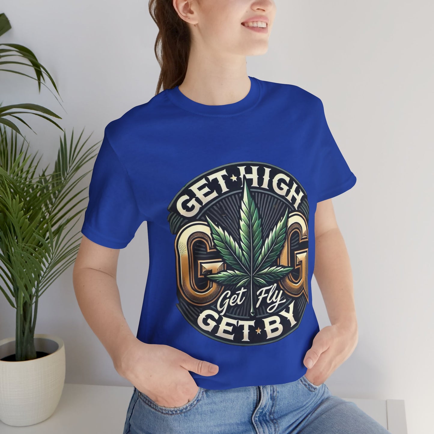 GGG Unisex Jersey Short Sleeve Tee With backside graphic