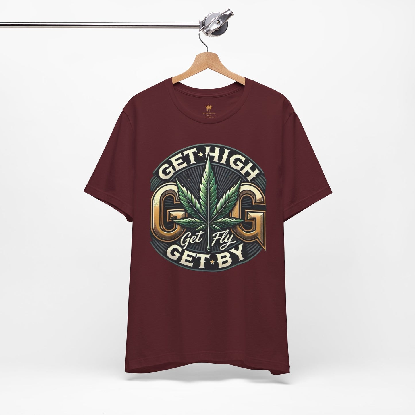 GGG Unisex Jersey Short Sleeve Tee With backside graphic