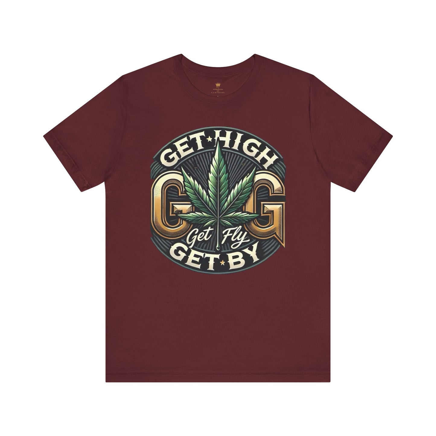 GGG Unisex Jersey Short Sleeve Tee With backside graphic
